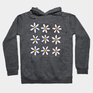 Covered in Daisies White Hoodie